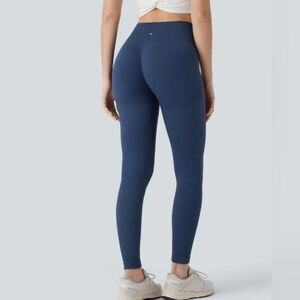 Halara Seamless Flow High Waisted Butt Lifting Leggings Xtra Large Dark Blue